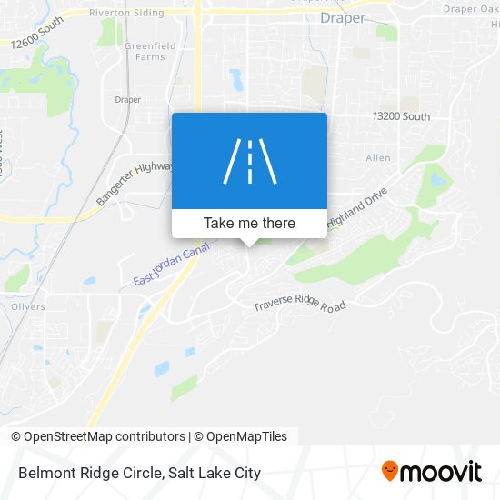 Belmont Ridge Circle map