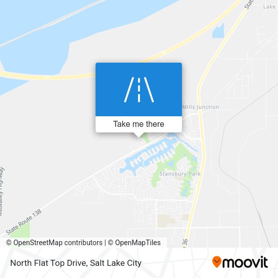 Mapa de North Flat Top Drive