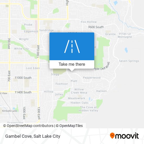 Gambel Cove map