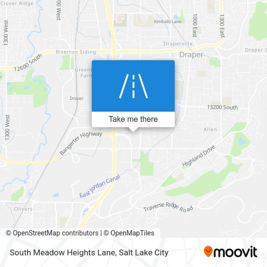 Mapa de South Meadow Heights Lane