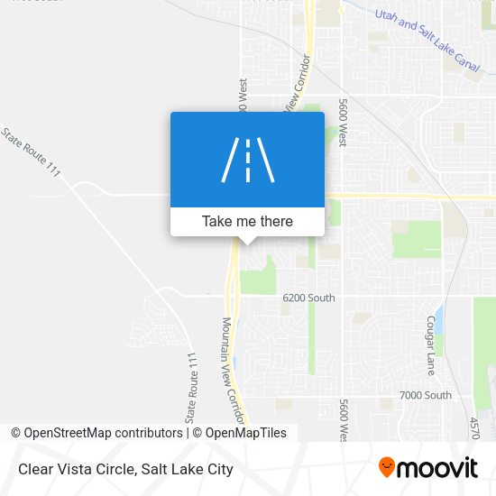 Clear Vista Circle map