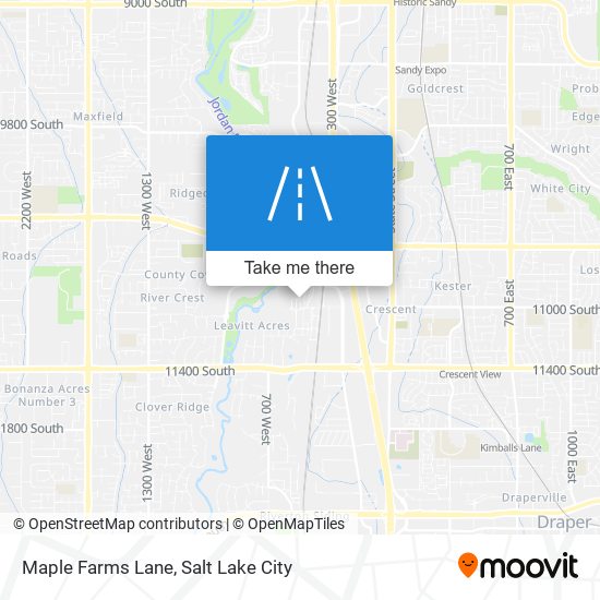 Mapa de Maple Farms Lane