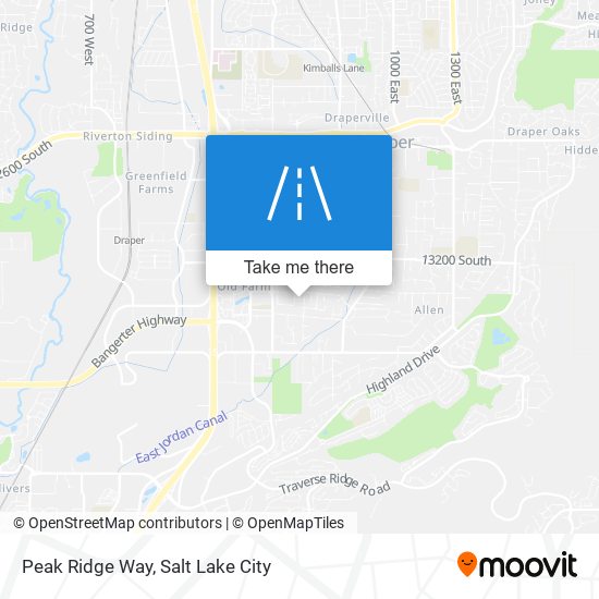 Mapa de Peak Ridge Way