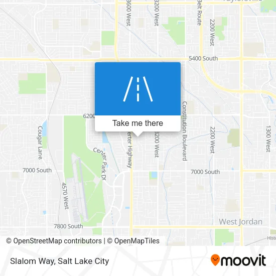 Slalom Way map