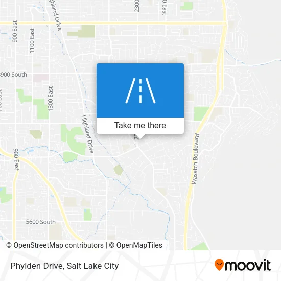 Phylden Drive map