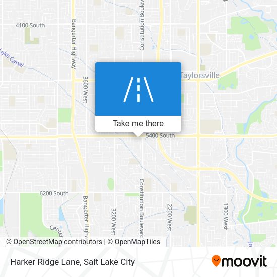 Harker Ridge Lane map
