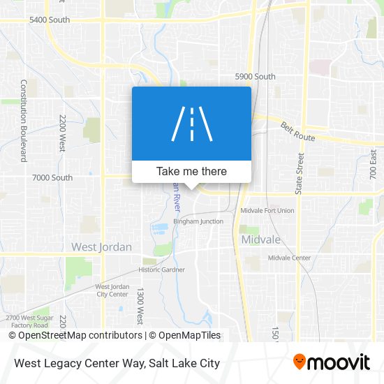 West Legacy Center Way map