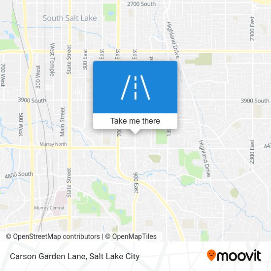 Carson Garden Lane map