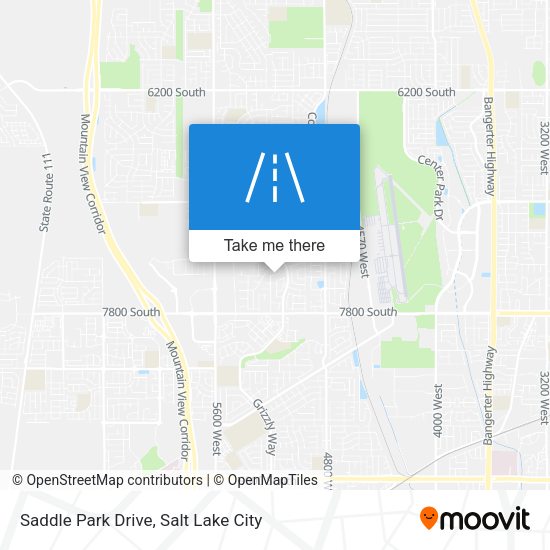 Mapa de Saddle Park Drive