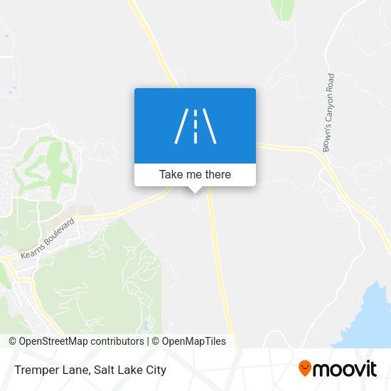 Mapa de Tremper Lane