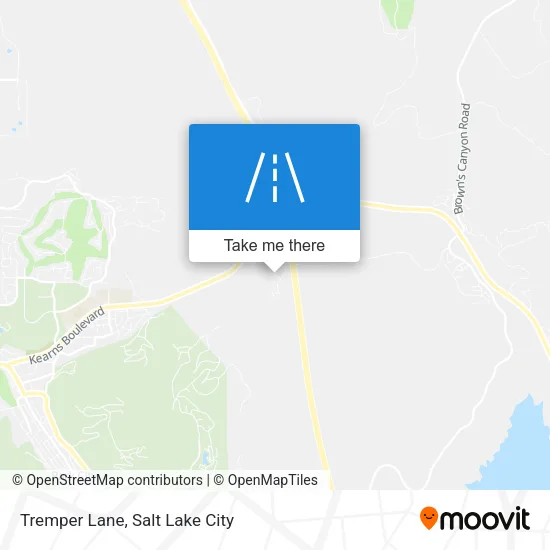 Tremper Lane map