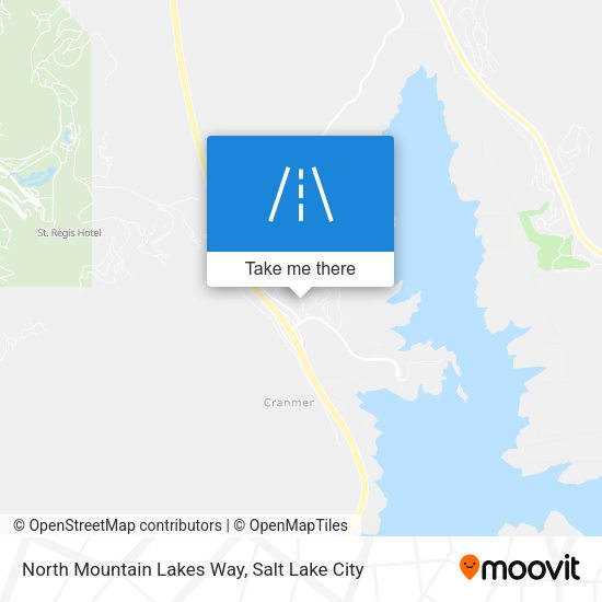 Mapa de North Mountain Lakes Way