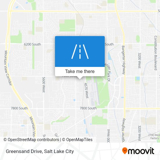 Greensand Drive map