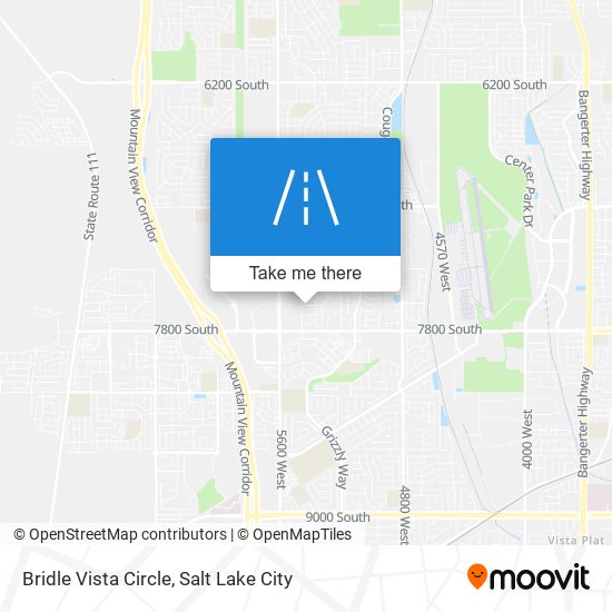 Bridle Vista Circle map