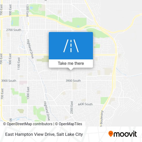 Mapa de East Hampton View Drive