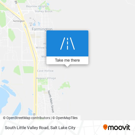 South Little Valley Road map