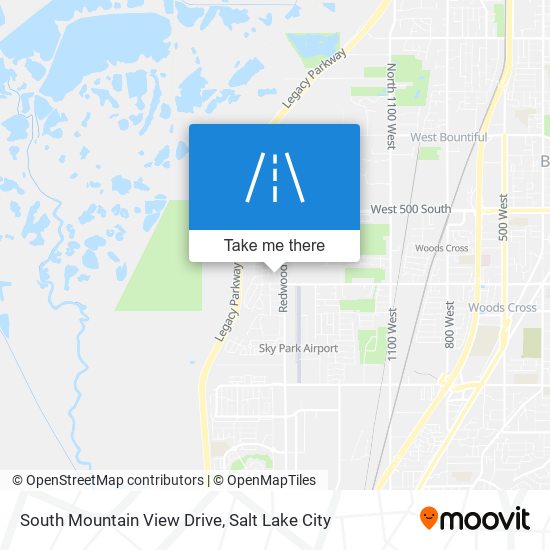 Mapa de South Mountain View Drive