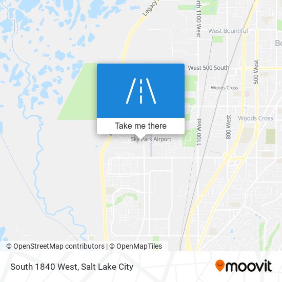 Mapa de South 1840 West