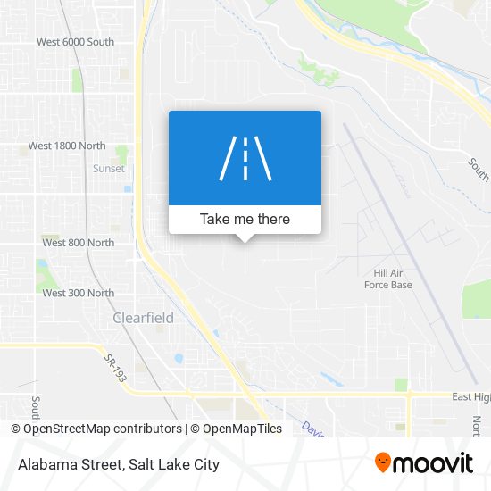 Alabama Street map