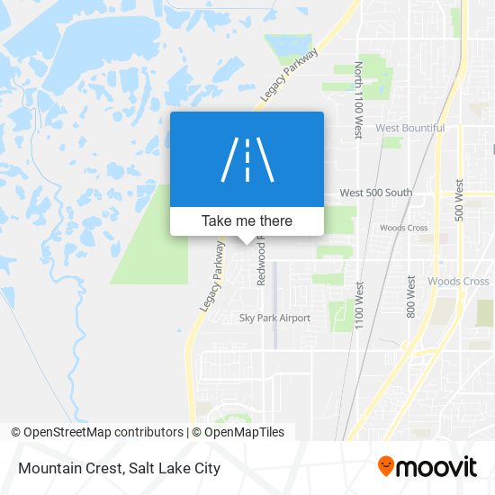 Mountain Crest map