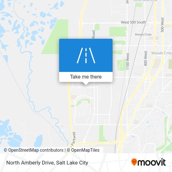 North Amberly Drive map