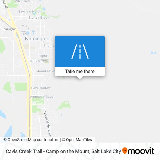 Mapa de Cavis Creek Trail - Camp on the Mount