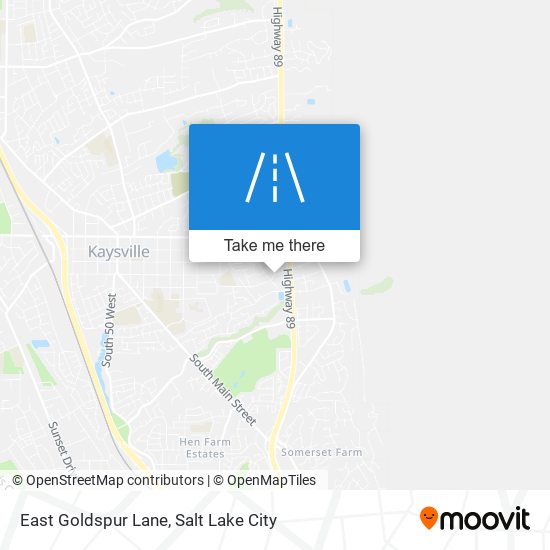 East Goldspur Lane map