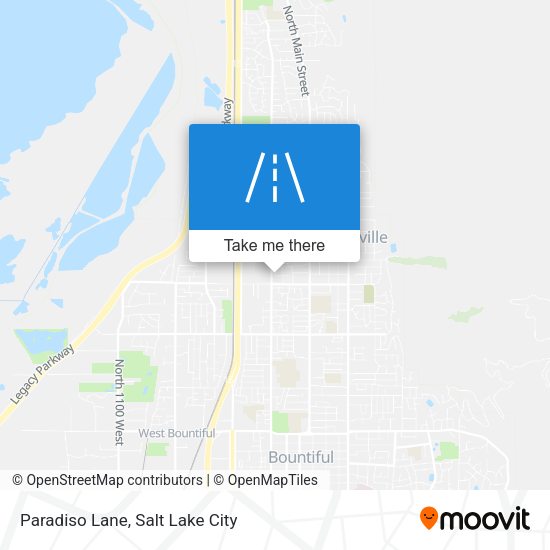 Paradiso Lane map