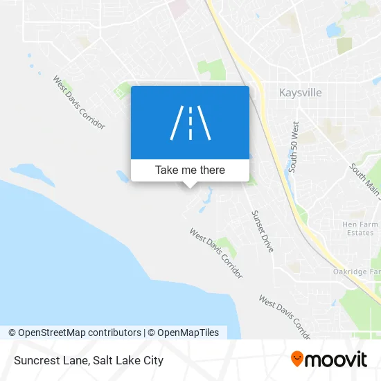 Suncrest Lane map