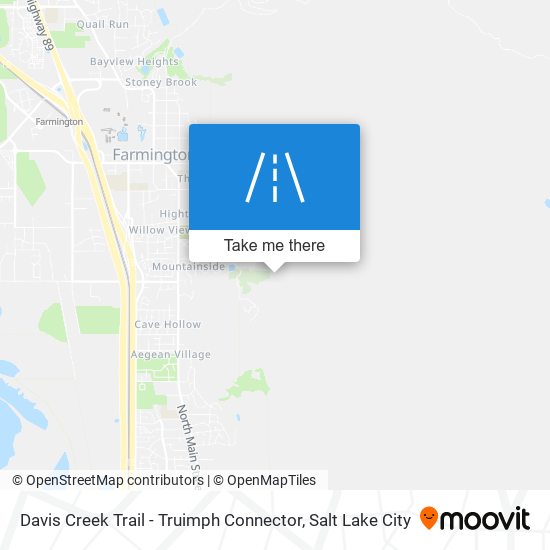 Davis Creek Trail - Truimph Connector map