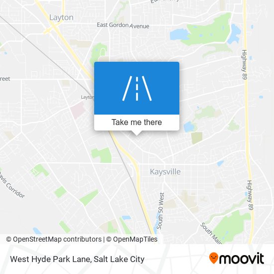 West Hyde Park Lane map