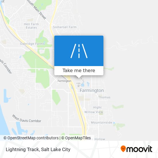 Lightning Track map