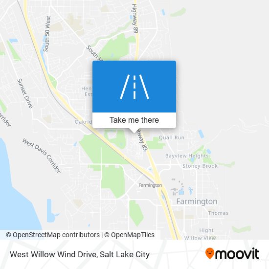 West Willow Wind Drive map