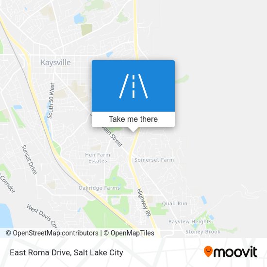 East Roma Drive map