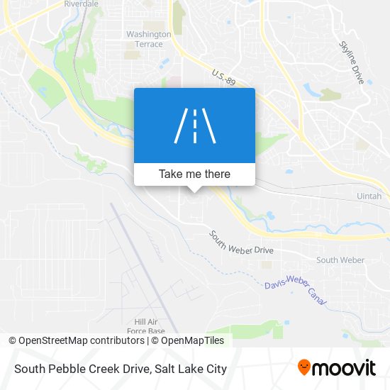 Mapa de South Pebble Creek Drive