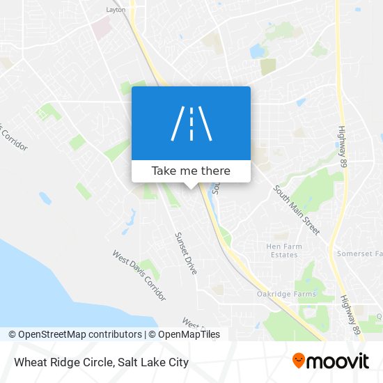 Mapa de Wheat Ridge Circle