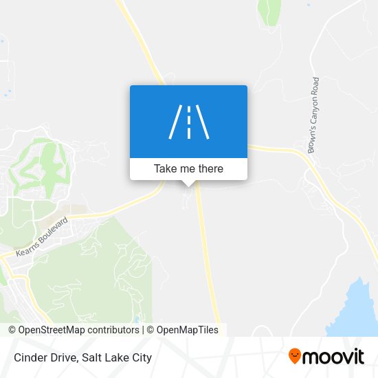 Cinder Drive map