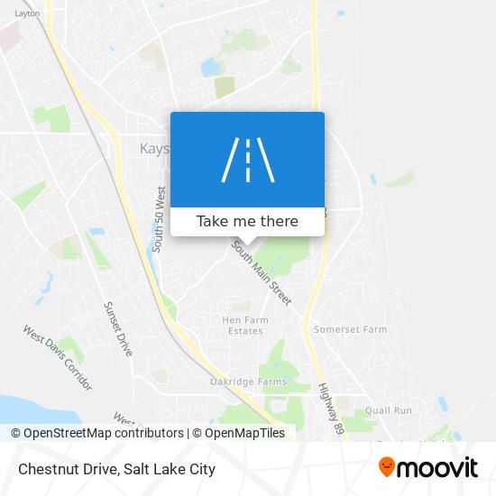 Chestnut Drive map