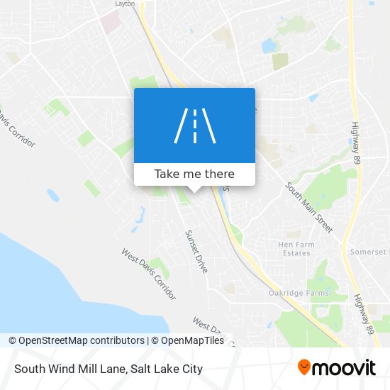 South Wind Mill Lane map