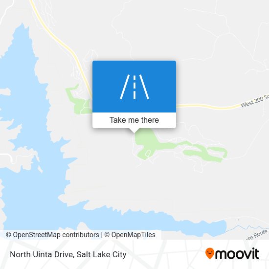 North Uinta Drive map