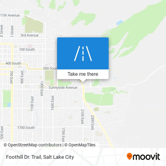 Mapa de Foothill Dr. Trail