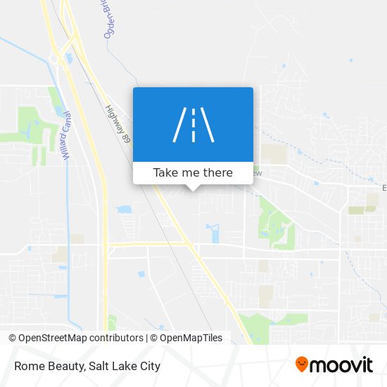 Rome Beauty map