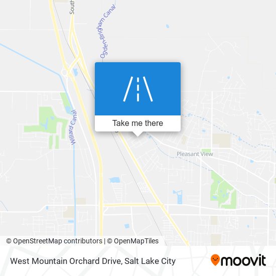 West Mountain Orchard Drive map