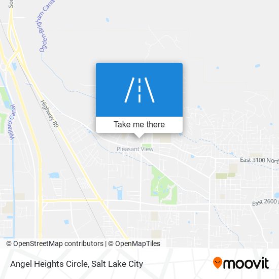 Angel Heights Circle map