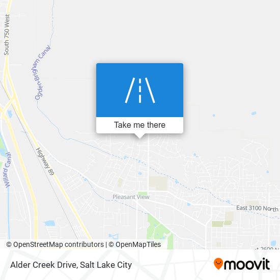 Alder Creek Drive map