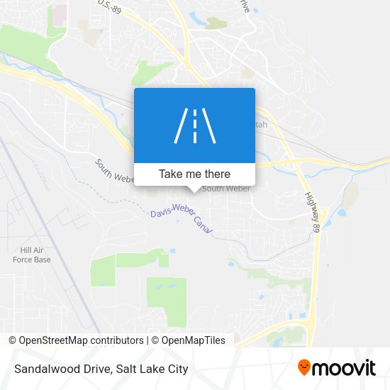 Mapa de Sandalwood Drive