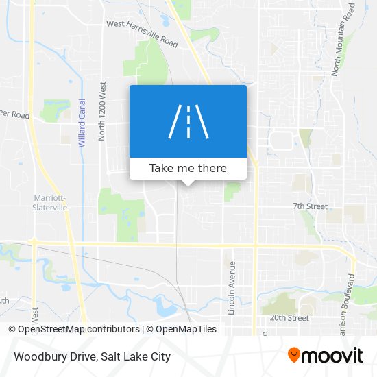 Woodbury Drive map