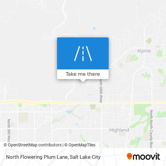 North Flowering Plum Lane map