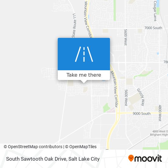 Mapa de South Sawtooth Oak Drive