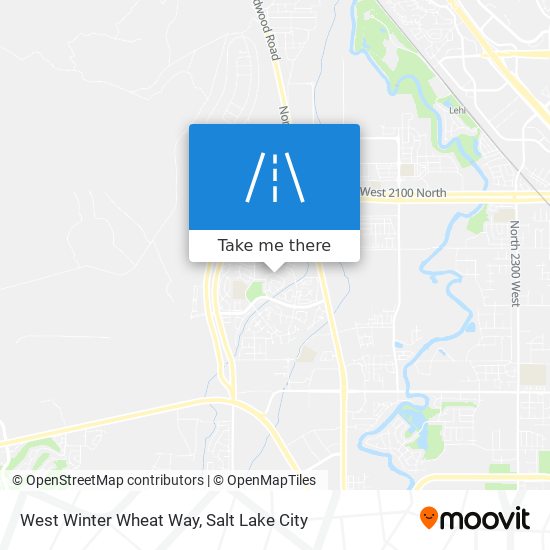 West Winter Wheat Way map